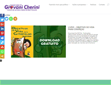 Tablet Screenshot of giovanicherini.com